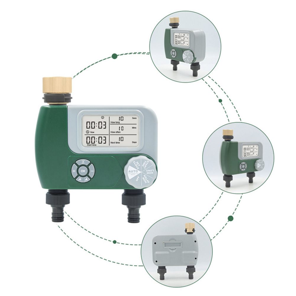 Electronic Garden Hose Water T – обзор и цена Timer Dual Outlet