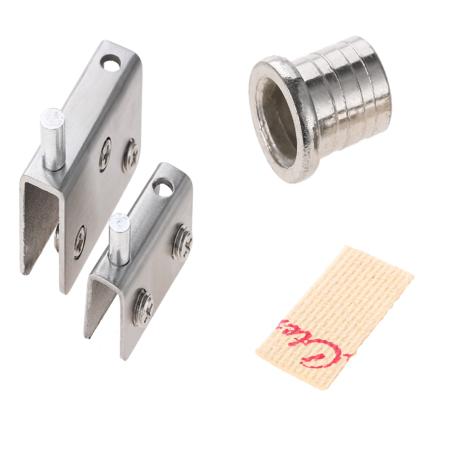 2 Pcs Glass Shelf Clamp Pivot  – обзор и цена Glass Door Hinge