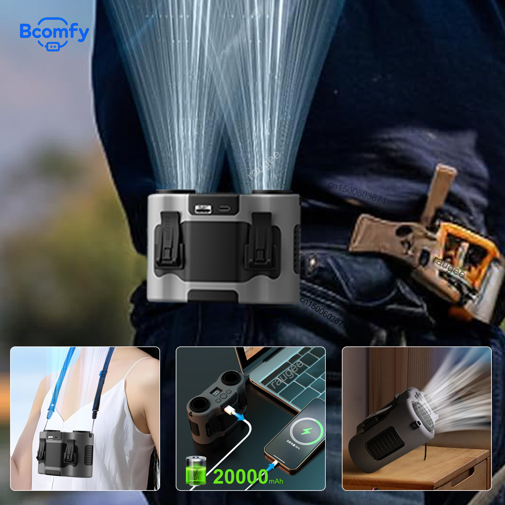 20000mAh Waist Fan Portable Ou – обзор и цена Timer Dual Outlet