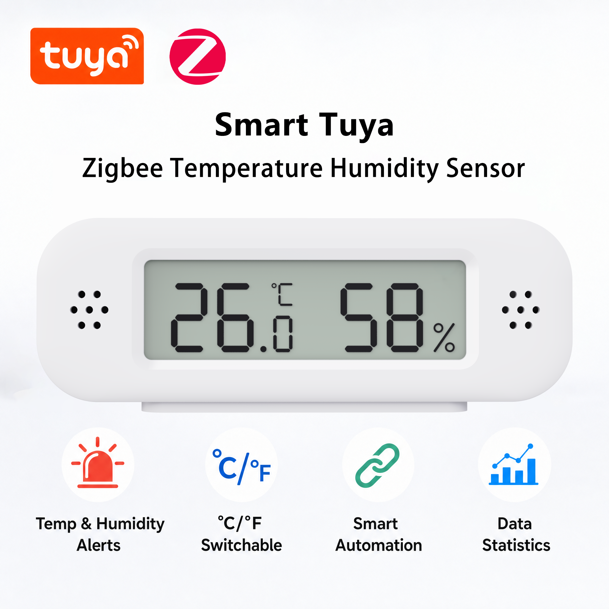Tuya Zigbee 3.0 Mini Temperatu – обзор и цена Digital Hygrometer Probe