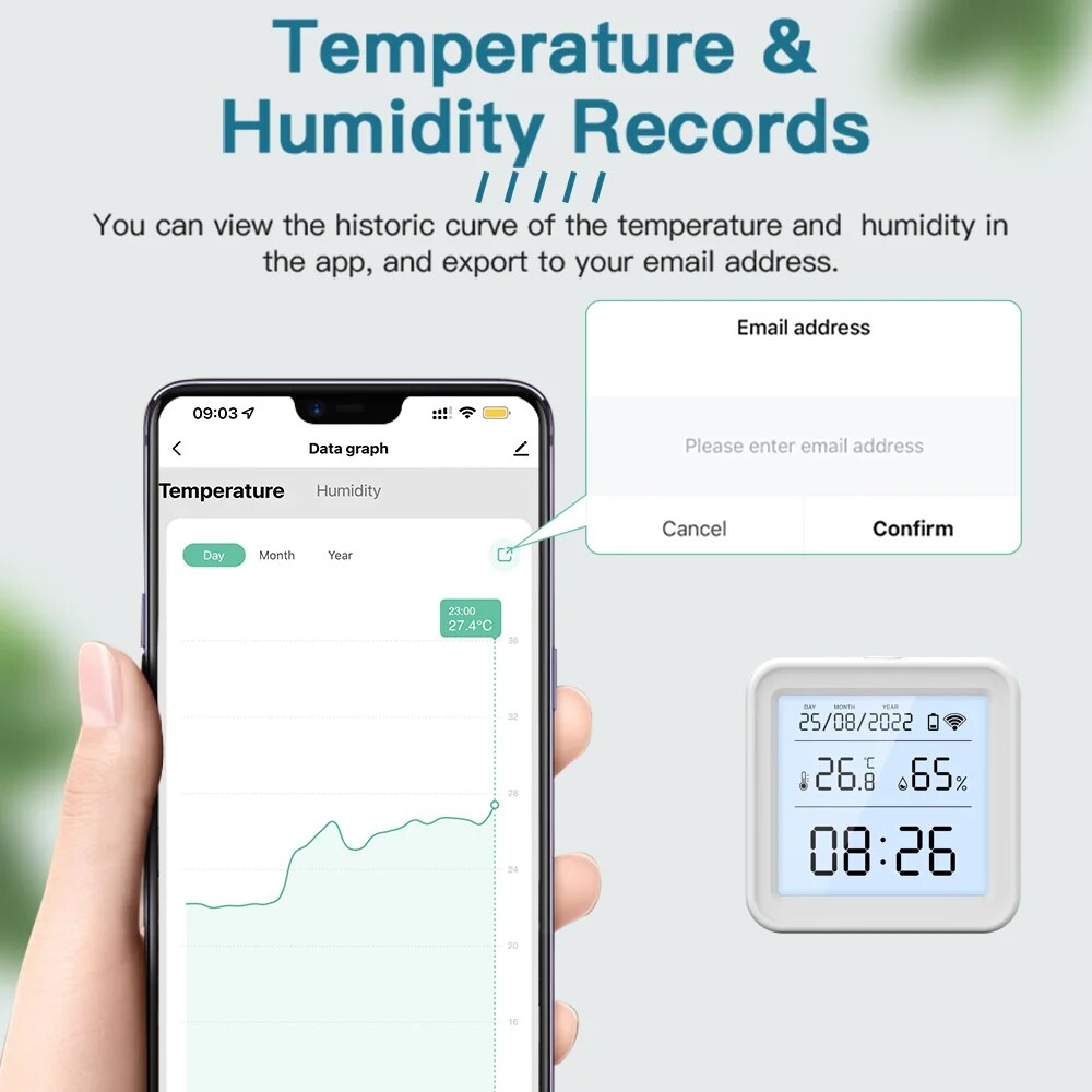 Tuya New WiFi Temperature Humi – обзор и цена Digital Hygrometer Probe