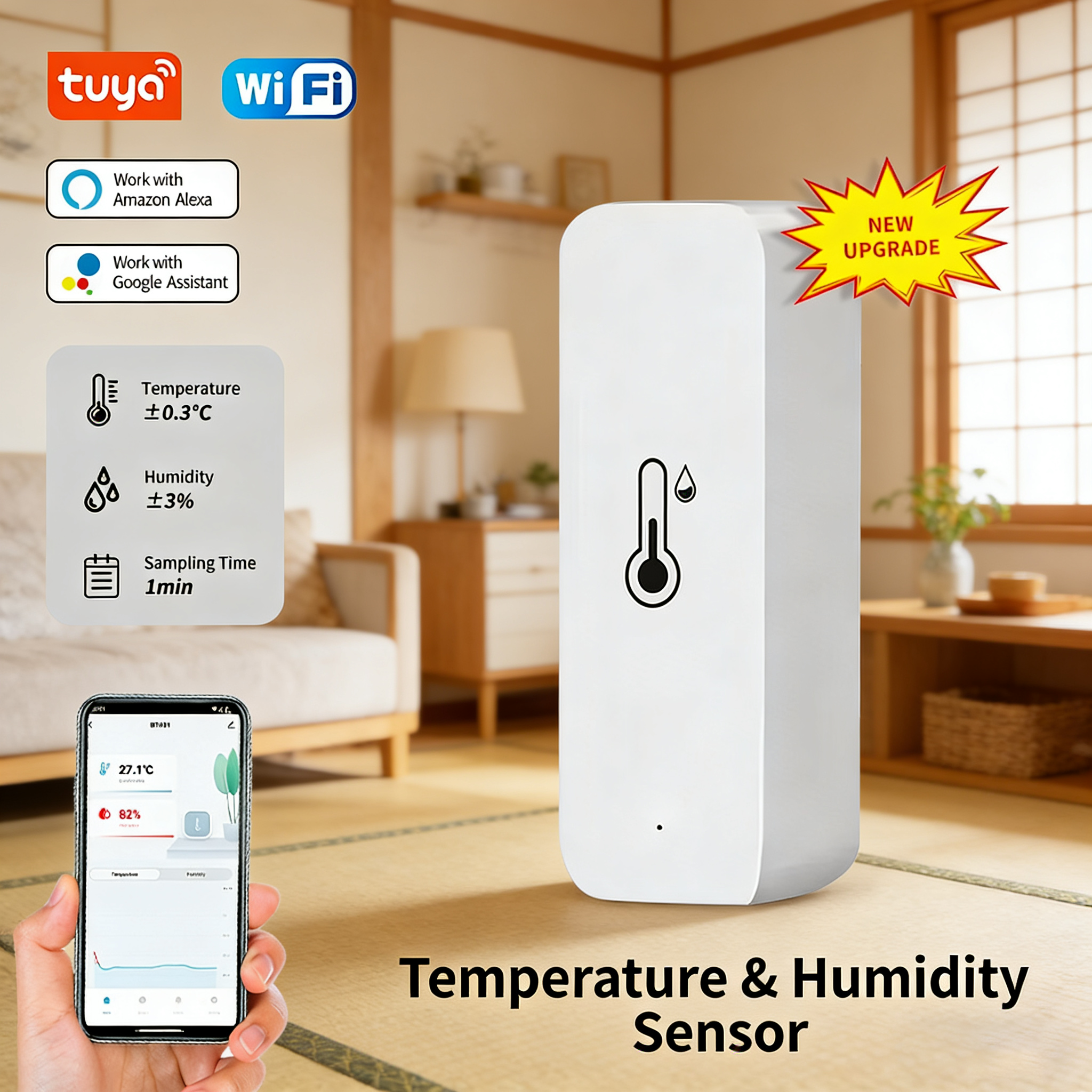 Tuya Smart WiFi Temperature Hu – обзор и цена Digital Hygrometer Probe