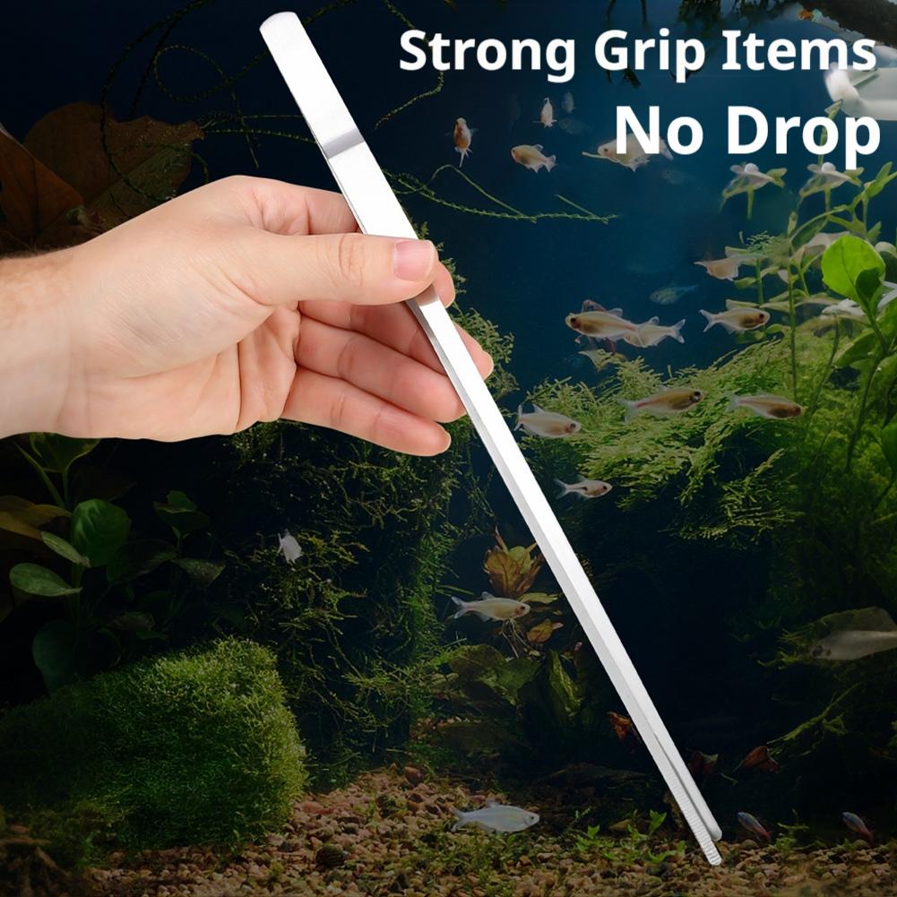 Stainless Steel Aquarium Tweez – обзор и цена Feeding Tong Stainless