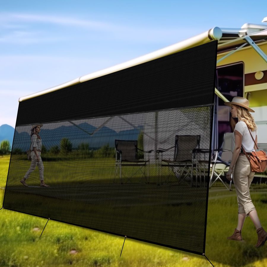 Awning Shade Screen with Zippe – обзор и цена Screen Top Mesh