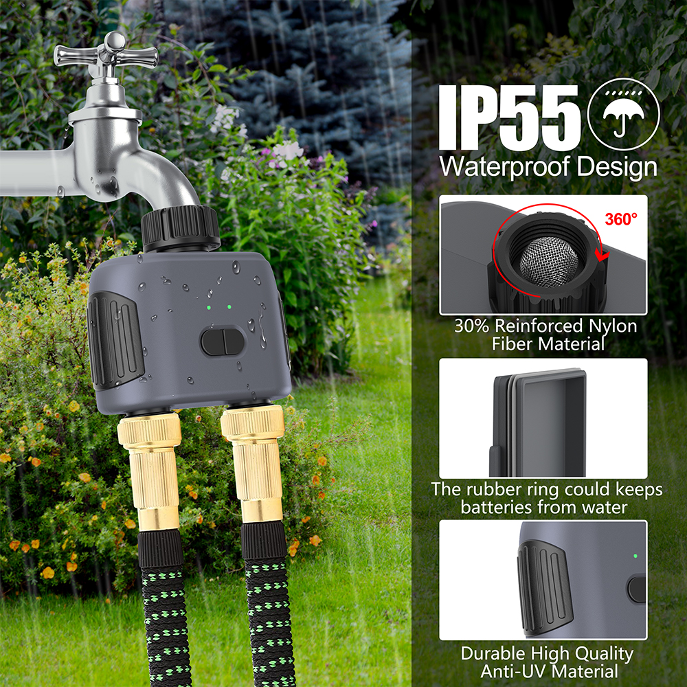 2 Outlets Tuya Smart Garden Wa – обзор и цена Timer Dual Outlet
