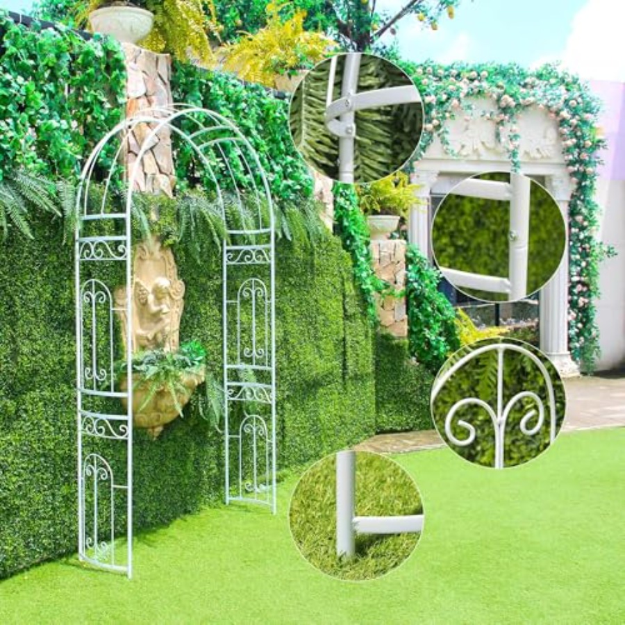 White metal wedding arch for g – обзор и цена Vine Climbing Plastic
