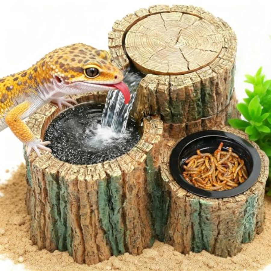 2 in 1 Reptile Water Fountain  – обзор и цена Water Dish Reptile